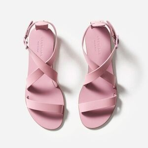 Everlane | Modern Wrap Sandals, Dusty Pink, size 9